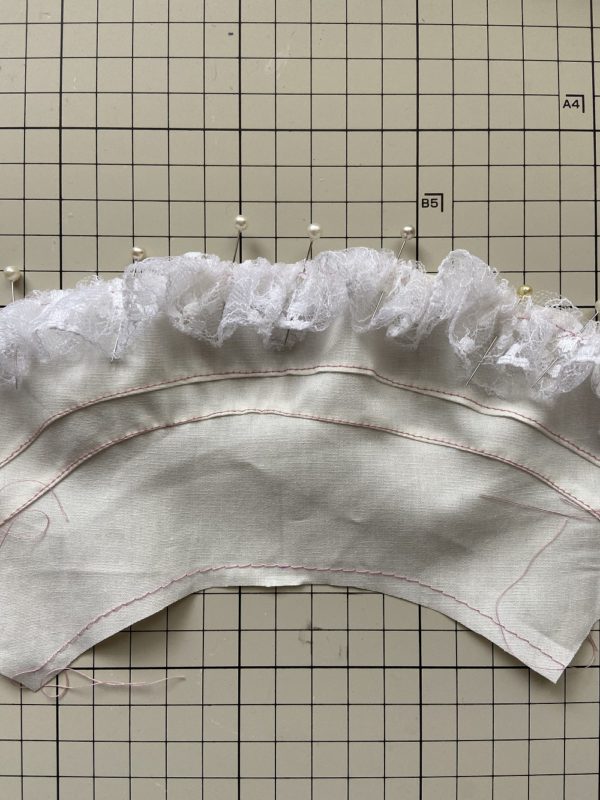 ドール服 ペチコート風フリルたっぷりaラインスカートの作り方